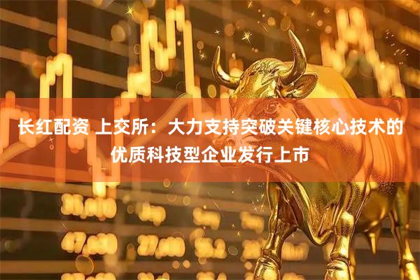 长红配资 上交所：大力支持突破关键核心技术的优质科技型企业发行上市