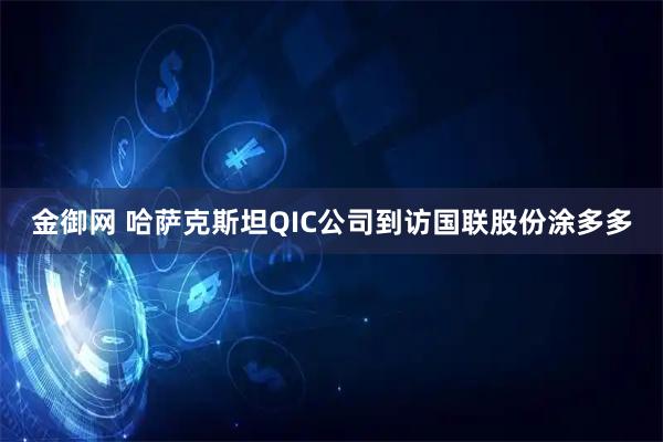金御网 哈萨克斯坦QIC公司到访国联股份涂多多