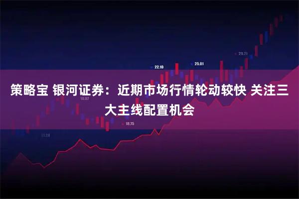 策略宝 银河证券：近期市场行情轮动较快 关注三大主线配置机会